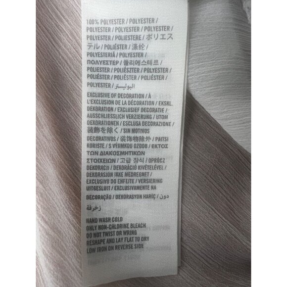 Hollister White Sleeveless Flowy Embroidered Tank Top Medium Scoop Neck - Picture 6 of 13